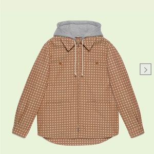 Gucci Hooded Square G cotton jacke